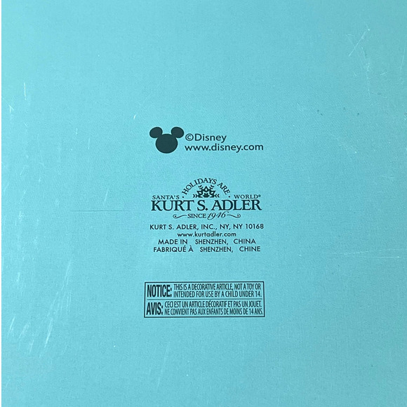 Disney Minnie Mouse Santa Christmas Tree Topper by Kurt S. Adler Holiday Decor - Picture 6 of 6